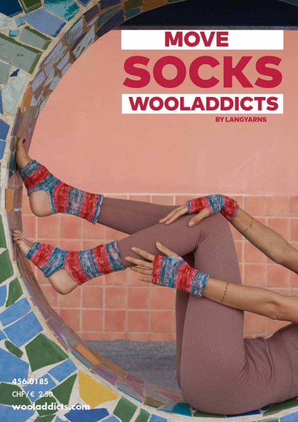 Booklet Move Socks Wooladdicts - LANG YARNS, Herbst 2023