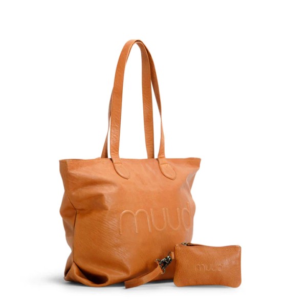 Laura - Handcrafted bag with purse made from high-quality genuine leather by muud