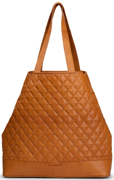Betsy XL - Handmade leather shopper with quilted design by muud