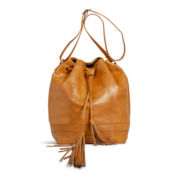 Marina - Handmade leather bucket bag by muud