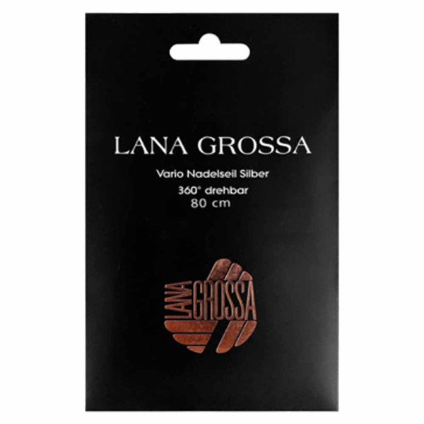 Needle rope Vario stainless steel rotatable by Lana Grossa